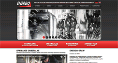 Desktop Screenshot of energo-spaw.pl