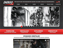 Tablet Screenshot of energo-spaw.pl